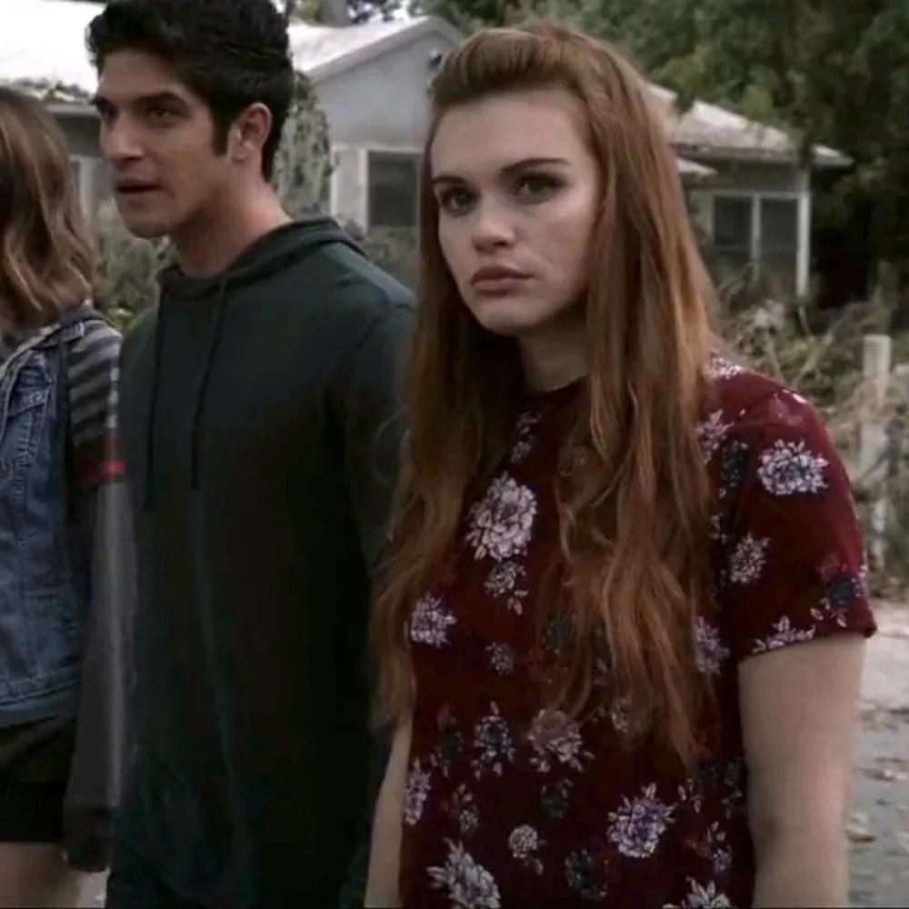[SOLD] RARE Lush Floral Print Mock Neck Dress ASO Lydia Martin - Picture 10 of 11